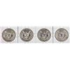 Image 2 : Lot of (4) Assorted Date $1 Morgan Silver Dollar Coins