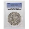 Image 1 : 1886 $1 Morgan Silver Dollar Coin PCGS MS64