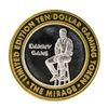 Image 1 : .999 Silver Mirage Las Vegas Nevada $10 Casino Limited Edition Gaming Token