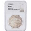 Image 1 : 1882-S $1 Morgan Silver Dollar Coin NGC MS63