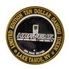 Image 2 : .999 Silver Harveys Lake Tahoe, Nevada $10 Casino Limited Edition Gaming Token