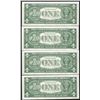 Image 2 : Lot of (4) Consecutive 1957 $1 Silver Certificate Notes Uncirculated