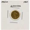 Image 1 : 1860 Mexico 1/2 Escudo Gold Coin