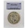 Image 1 : 1923 $1 Peace Silver Dollar Coin PCGS MS63