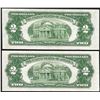 Image 2 : Set of (2) 1953 $2 Legal Tender Notes