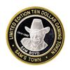 Image 1 : .999 Silver Sam's Town Las Vegas $10 Casino Limited Edition Gaming Token