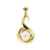 Image 1 : Pearl Pendant - 14KT Yellow Gold