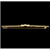 Image 2 : 1.77 ctw Sapphire and Diamond Brooch - 14KT Yellow and White Gold