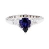 Image 2 : Tacori 1.46 ctw Sapphire And Diamond Ring - Platinum