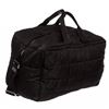 Image 3 : Prada Black Quilted Nylon Leather Double Handle Duffle Travel Bag