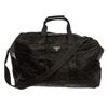 Image 1 : Prada Black Nylon Leather Double Handle Duffle Travel Bag