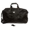 Image 8 : Prada Black Nylon Leather Double Handle Duffle Travel Bag