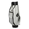Image 3 : MCM White Leather Monogram Blue Trim Golf Bag