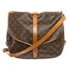 Image 1 : Louis Vuitton Monogram Canvas Leather Saumur 35 cm Messenger Bag