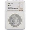 Image 1 : 1886 NGC MS63 Morgan Silver Dollar