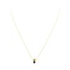 Image 1 : 1.30 ctw Sapphire Pendant - 14KT Yellow Gold