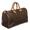 Image 2 : Louis Vuitton Monogram Canvas Leather Speedy 40 cm Bag