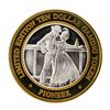 Image 1 : .999 Silver Pioneer Hotel & Gambling Hall $10 Casino Limited Edition Gaming Toke