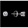 Image 2 : 0.93 ctw Diamond Stud Earrings - 14KT White Gold