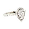 Image 1 : 0.39 ctw Diamond Ring - 14KT White Gold