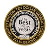 Image 1 : .999 Silver Ellis Island Casino & Brewery Las Vegas $10 Limited Edition Gaming T