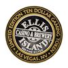 Image 2 : .999 Silver Ellis Island Casino & Brewery Las Vegas $10 Limited Edition Gaming T