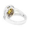 Image 2 : 1.31 ctw Yellow and White Diamond Ring - 14KT White And Yellow Gold