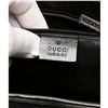 Image 8 : Gucci Black Monogram Canvas Leather Square Jackie Handbag