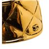 Image 5 : Chanel Metallic Gold Quilted Cuff Bracelet
