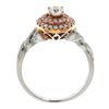 Image 3 : 0.75 ctw Diamond Ring - 14KT White and Rose Gold