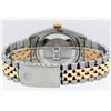 Image 3 : Rolex Mens 36mm Two Tone Yellow Gold Blue Vignette String VS Diamond DateJust Wr