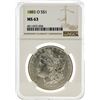 Image 1 : 1883-O NGC MS63 Morgan Silver Dollar