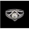 Image 2 : 2.97 ctw Diamond Ring - 14KT White Gold