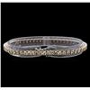 Image 2 : 14KT White Gold 6.83 ctw Diamond Tennis Bracelet