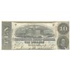 Image 1 : 1863 $10 The Confederate States of America Note T-59 CC