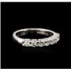 Image 1 : 14KT White Gold 0.81 ctw Diamond Ring