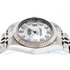 Image 3 : Rolex Ladies MOP Diamond White Gold Fluted Jubilee Band Datejust Quickset Wristw