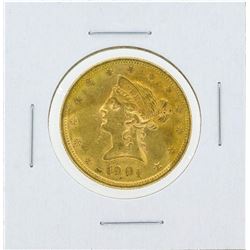 1901 $10 Liberty Head Eagle Gold Coin