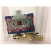Image 1 : VINTAGE G1 TRANSFORMER CASSETTE EJECT "ORIGINAL 1986 RELEASE" W/ GOLD GUNS