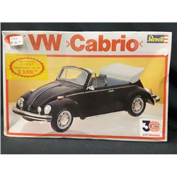 REVELL VW CABRIO MODEL KIT (UNBUILT IN BOX)