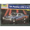 Image 1 : REVELL  '64 PONTIAC GTO  - 2 in1 - 1/25 SCALE -  (UNBUILT IN BOX)