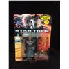 Image 1 : STAR TREK GENERATIONS ON CARD ACTION FIGURE SIGNED BY BARBERA MARCH