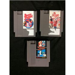 LOT OF 3 NES GAMES