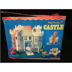 Fisher Price Little People Castle  w/ Original Box 1975 Play Family