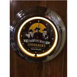 TRAILER PARK BOYS NEON WALL CLOCK "LIQUORMEN'S"