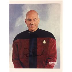 PATRICK STEWART SIGNED 8 X 10 W COA