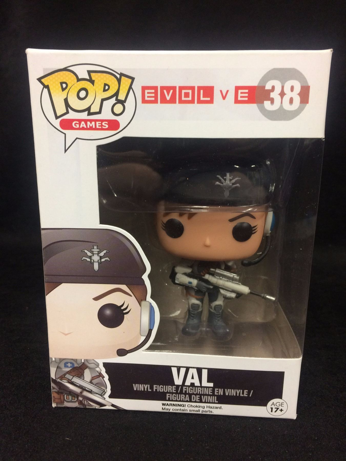 POP Games Funko Val Vinyl Action Figure New In Box Evolve