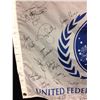 Image 2 : United Federations of planets flag signed by 62 w coa