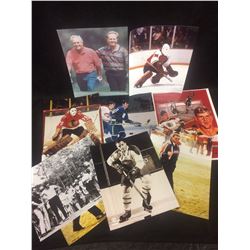VINTAGE HOCKEY STARS 8 X 10 PHOTOS