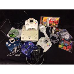 SEGA DREAMCAST CONSOLE WITH GAMES